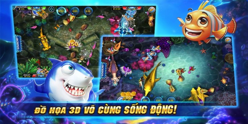 Game bắn cá 3d hấp dẫn - Thiên đường giải trí mỗi ngày Game bắn cá 3D hấp dẫn - Không gian săn thưởng cực mê cho mọi người
